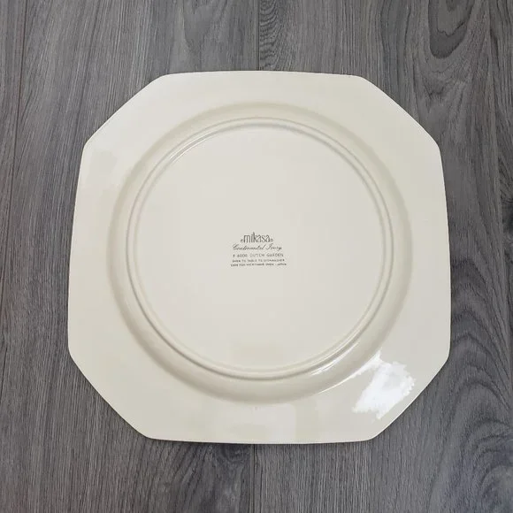 Mikasa Dutch Garden Dinner Plate Continental Ivory - Picture 3 of 8